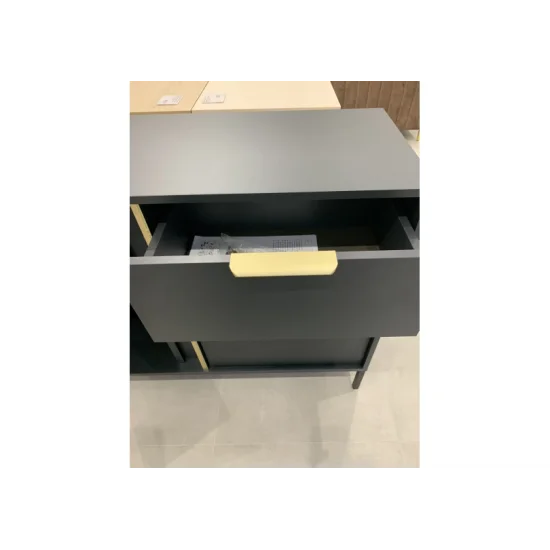 Комод Ларс/Lars 2-дверный с 1 ящиком 2DS/104 Антрацит Ш104xВ82 см. 11