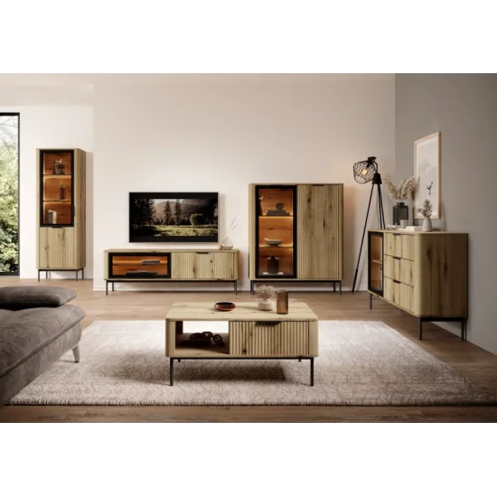 Стол журнальный Уилсон / Wilson 2S/97 Дуб эвок 96x60x42 см. 5
