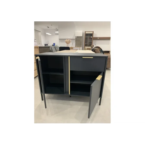 Комод Ларс/Lars 2-дверный с 1 ящиком 2DS/104 Антрацит Ш104xВ82 см. 10