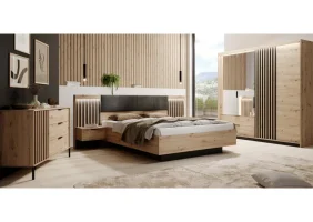 Спальня Талли / Tally A Дуб артизан/антрацит