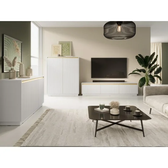 Тумба прикроватная Роял/Royal S54 с 1 ящиком Белый Ш53хВ42хГ39 см. 6