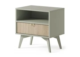 Тумба приліжкова Форест / Forest S54 з 1 шухлядою Евкаліпт/ялиця сканді Ш53хВ53хГ38 см.