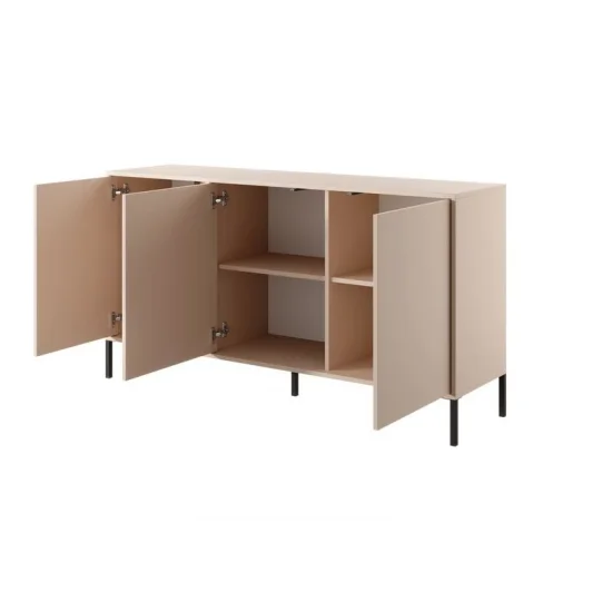 Комод Даст/Dast 3-дверный 3D/153 Бежевый Ш153xВ82 см. 8