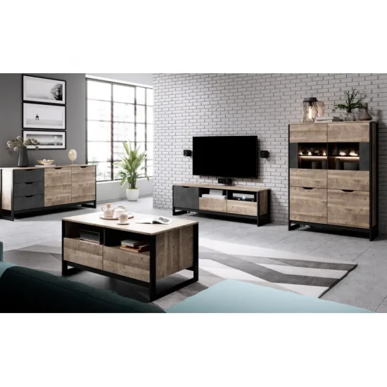 Стінка Арден / Arden B Дуб санд гранж/матера Ш270xВ150 см. 1