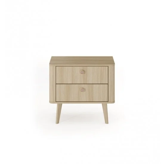 Тумба прикроватная Вики / Viki 2S с 2 ящиками Дуб бариста 4