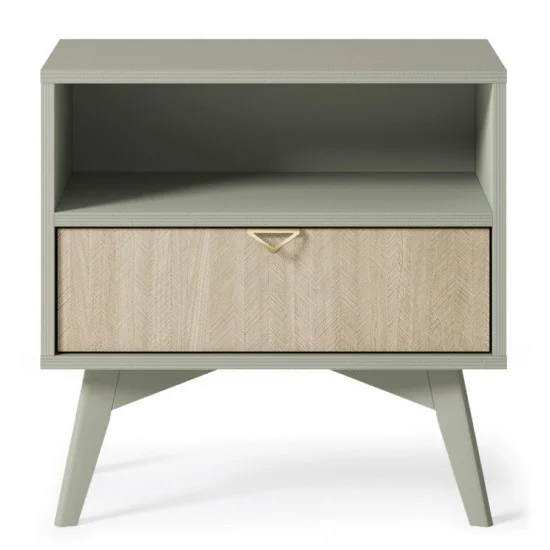 Тумба приліжкова Форест / Forest S54 з 1 шухлядою Евкаліпт/ялиця сканді Ш53хВ53хГ38 см. 4