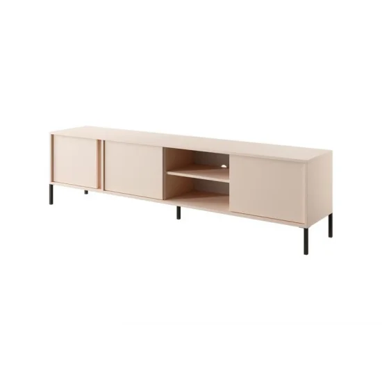 Тумба под телевизор Даст/Dast 3-дверная 3D/203 Бежевый Ш203xВ54 см. 8