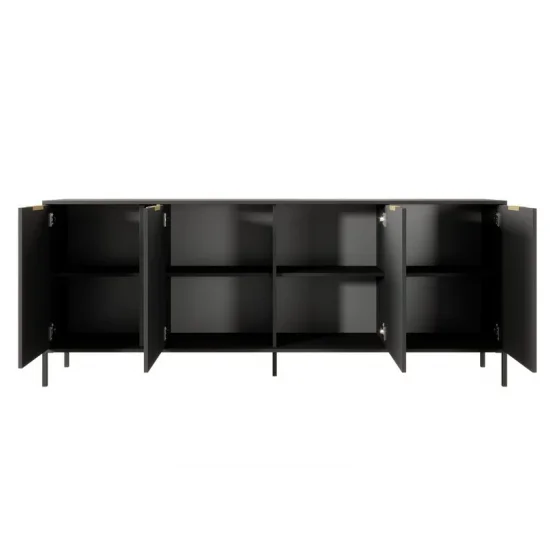 Комод Ларс / Lars 4-дверний 4D/203 Антрацит Ш203xВ82 см. 3