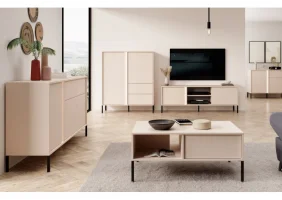 Стенка Даст / Dast A Бежевый Ш359xВ123 см.