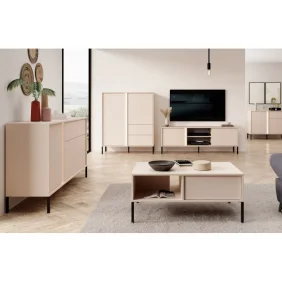 Стенка Даст / Dast A Бежевый Ш359xВ123 см.