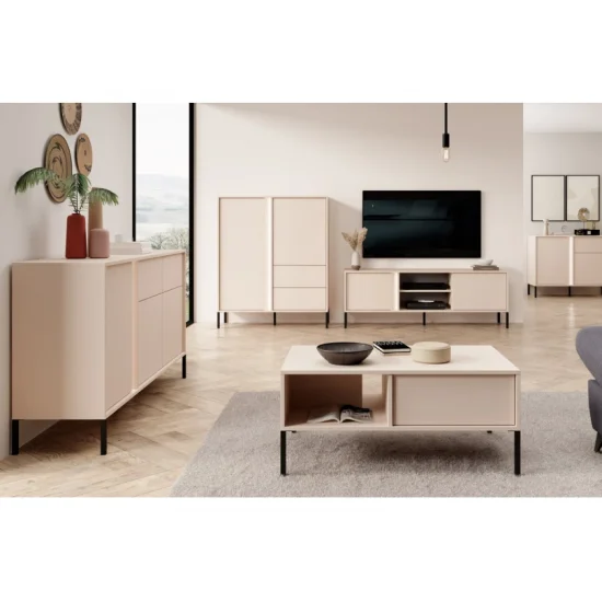 Стенка Даст / Dast A Бежевый Ш359xВ123 см. 1