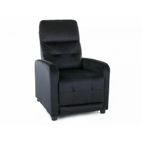 Крісло розкладне реклайнер OTUS VELVET Чорний BLUVEL 19 OTUSVC