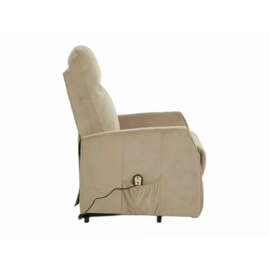 Кресло раскладное реклайнер LETO (Функция Пионизации) VELVET Беж BLUVEL 28 LETOVBE 5
