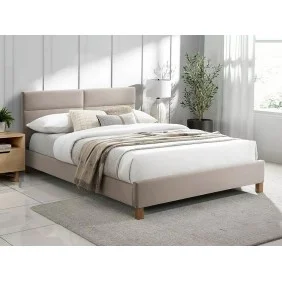 Кровать односпальная SIERRA VELVET 120x200 Бежевый / Дуб TAP.192 SIERRAV120BED