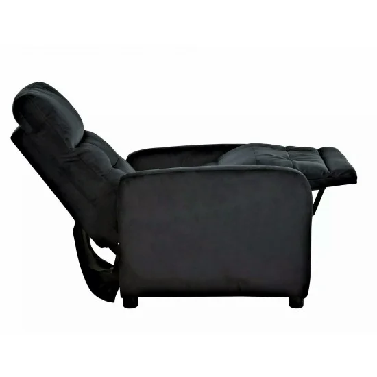 Крісло розкладне реклайнер OTUS VELVET Чорний BLUVEL 19 OTUSVC 2