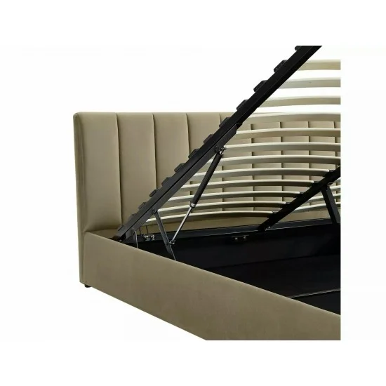 Ліжко односпальне MONTREAL VELVET 120X200 Бежевий BLUVEL 28 MONTREALV120BE 5