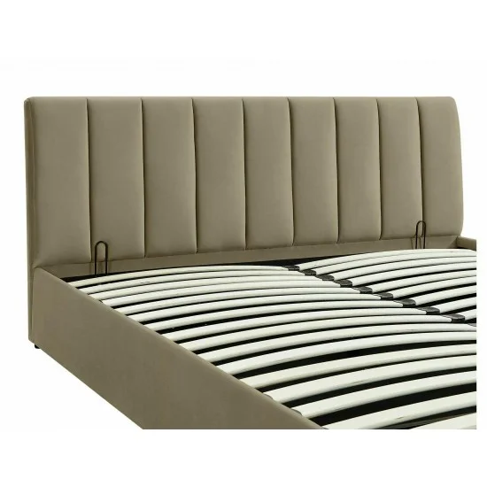 Ліжко односпальне MONTREAL VELVET 120X200 Бежевий BLUVEL 28 MONTREALV120BE 7