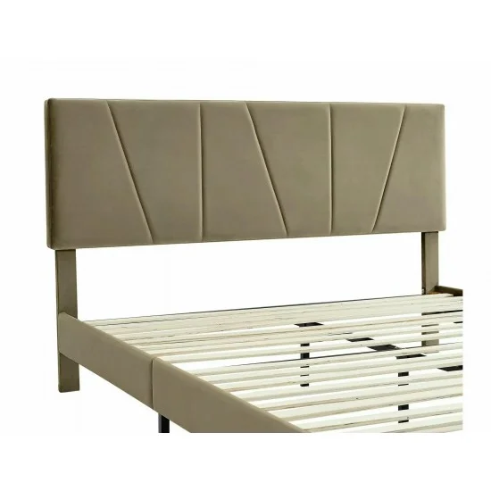 Ліжко двоспальне SAVANA VELVET 120X200 Бежевий BLUVEL 28 SAVANAV120BE 2
