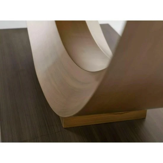 Стол обеденный раскладной WILSON CERAMIC Бронзовый Ossido Bruno / Античная бронза Диаметр 180(240)X100 10