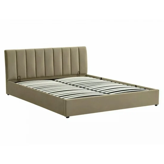 Ліжко двоспальне MONTREAL VELVET 160X200 Бежевий BLUVEL 28 MONTREALV160BE 3