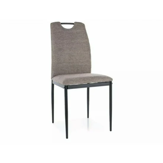 Стілець RIP BREGO Чорний Стелаж / Бежевий 34 RIPBRCBE 2