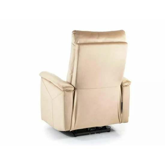 Кресло раскладное реклайнер NEPTUN VELVET Беж BLUVEL 28 NEPTUNVBE 2