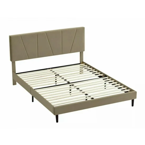 Кровать полуторная SAVANA VELVET 140X200 Бежевый BLUVEL 28 SAVANAV140BE 5