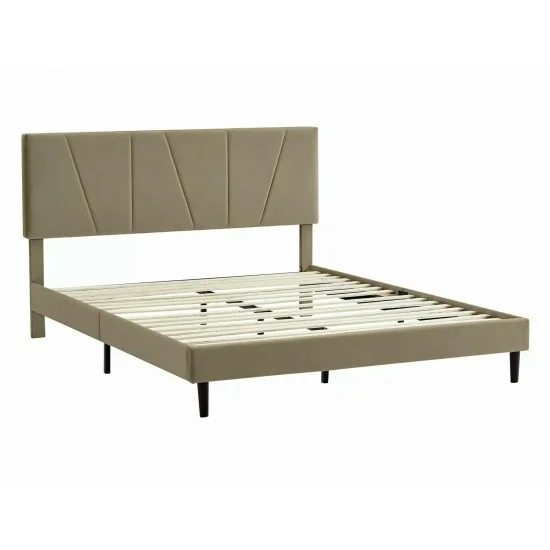 Кровать полуторная SAVANA VELVET 140X200 Бежевый BLUVEL 28 SAVANAV140BE 4