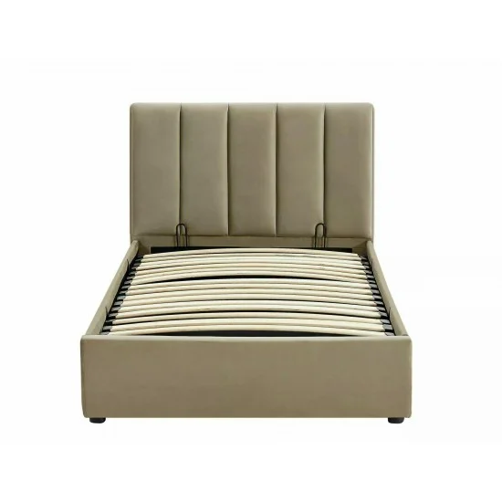 Кровать односпальная MONTREAL VELVET 90X200 Бежевый BLUVEL 28 MONTREALV90BE 6
