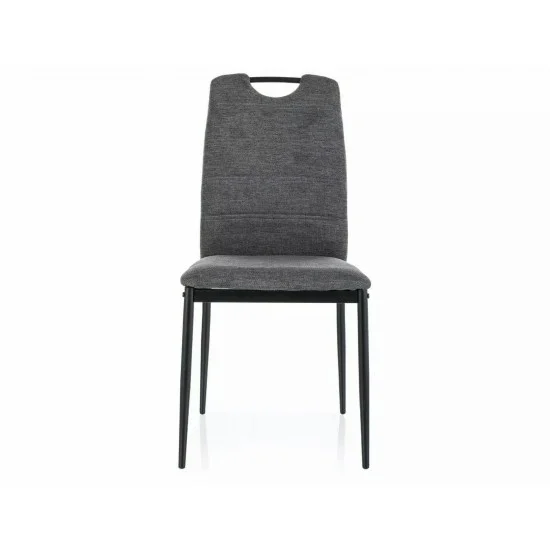 Стілець RIP BREGO Чорний Стелаж / Світло-сірий 18 RIPBRCCSZ 1