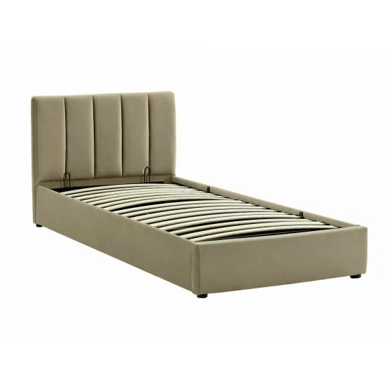 Кровать односпальная MONTREAL VELVET 90X200 Бежевый BLUVEL 28 MONTREALV90BE 3