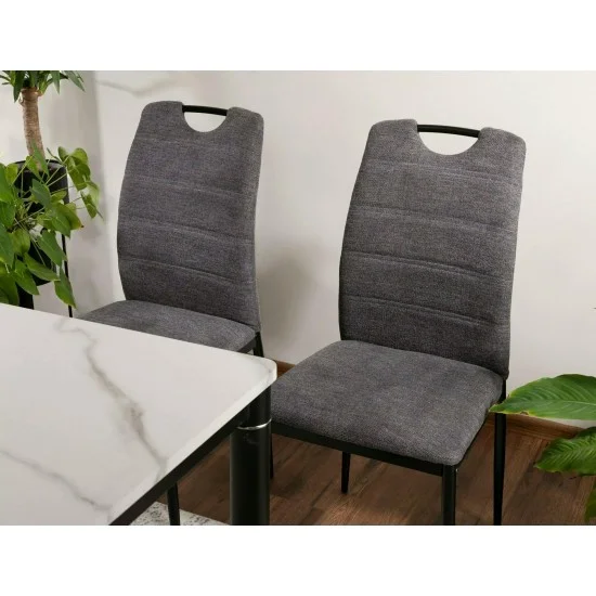 Стілець RIP BREGO Чорний Стелаж / Світло-сірий 18 RIPBRCCSZ 10