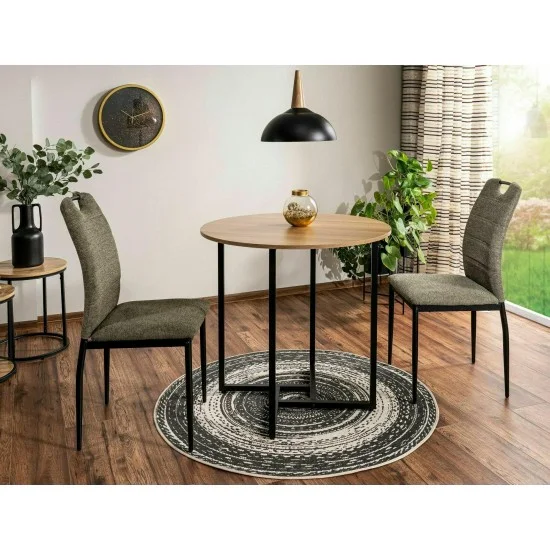 Стул RIP BREGO Черный Стелаж / Оливковый 77 RIPBRCOL 3