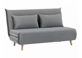 Диван розкладний SPIKE II VELVET Сірий ТАР. 139 / Бук SPIKEIIVSZBU