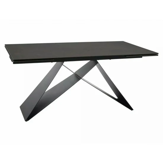 Стол обеденный раскладной WESTIN CERAMIC Бронзовый Ossido Bruno / Черный мат (160-240)X90 WESTINBROC160 4