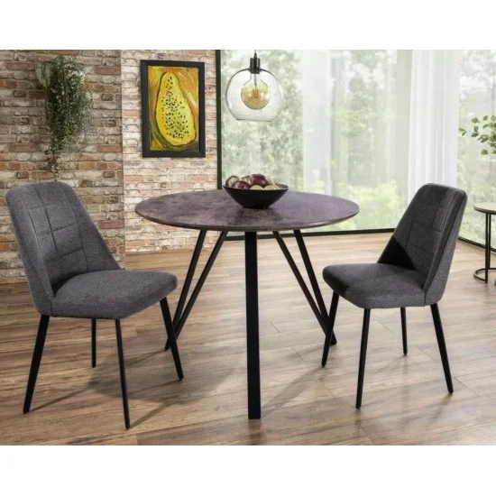 Стул ALDO BREGO Черный Стелаж / Серый 18 ALDOBRCCSZ 3