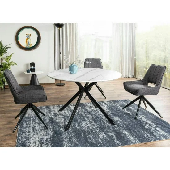 Стілець TELLO BJORN Чорний Стелаж / Сірий 13 6