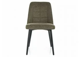 Стул ALDO BREGO Черный Стелаж / Оливковый 77 ALDOBRCOL