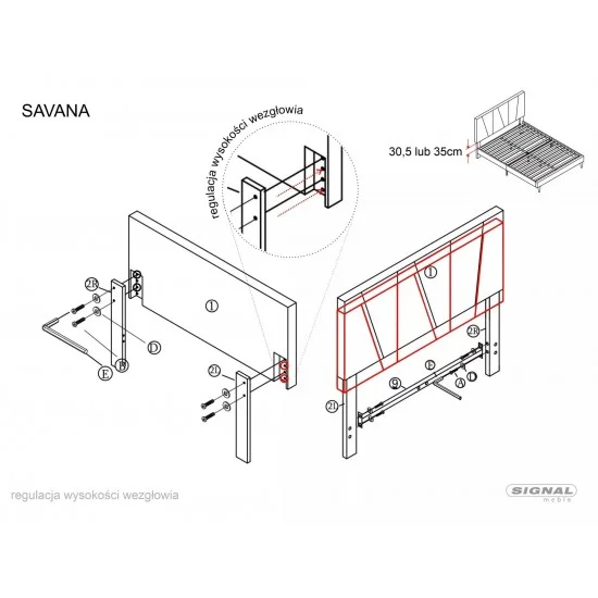 Кровать односпальная SAVANA VELVET 90X200 Бежевый BLUVEL 28 SAVANAV90BE 2