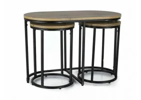 Журнальный столик TWIX Дуб Артизан / Черный (Комплект) TWIXDAC