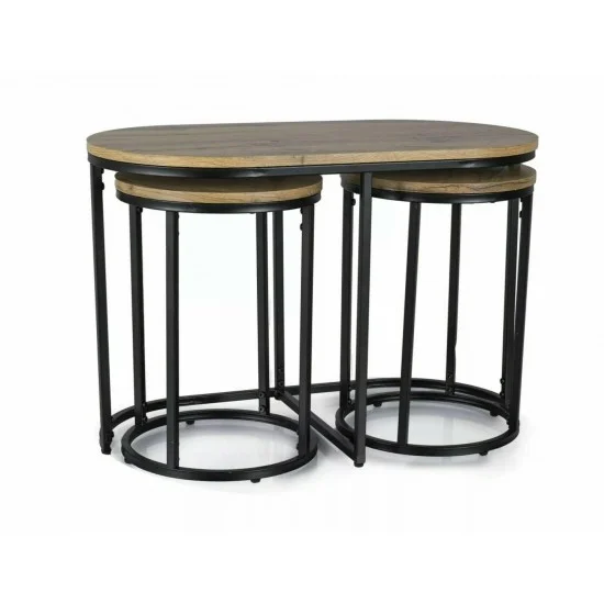 Журнальный столик TWIX Дуб Артизан / Черный (Комплект) TWIXDAC 1