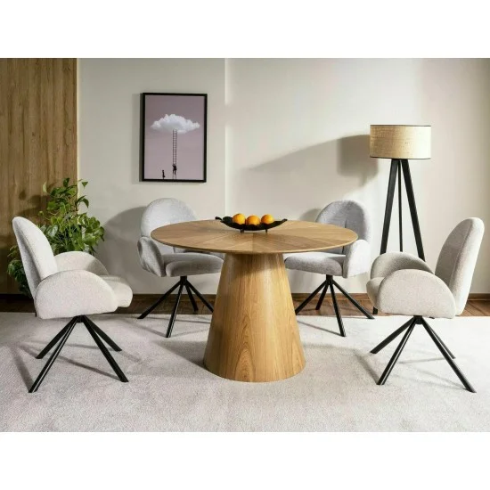 Стілець PLANET RAVEN Чорний Стелаж / Сірий 06 PLANETRCSZ 3