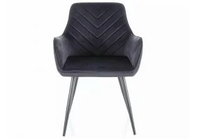 Стілець FIG VELVET Чорний Стелаж / Чорний BLUVEL 19 FIGVCC