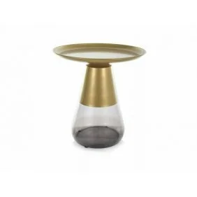 Журнальный столик TIFFANY A Диаметр 50 Золотой / Черный TIFFANYAZLCFI50