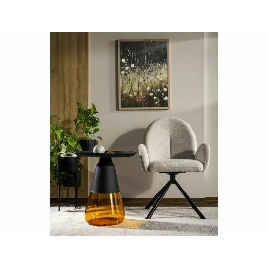 Стілець PLANET RAVEN Чорний Стелаж / Сірий 06 PLANETRCSZ 2