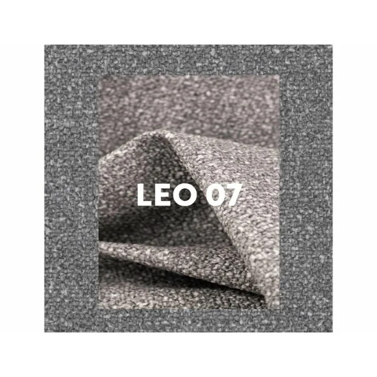 Стул кухонный обеденный мягкий Notti Leo Серая ткань / Черный каркас 5