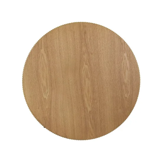 Стол журнальный кофейный Tuca ø80 см Дуб / Черный 2