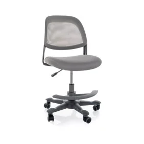 Кресло офисное компьютерное поворотное Q-027 Серая сетка с мембранной тканью / Серый каркас