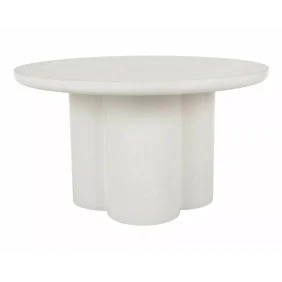 Стіл журнальний кавовий Rosalia ø80 см Екрю