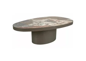 Стол журнальный кофейный Gusto A 118×73 см Коричневый / Медь